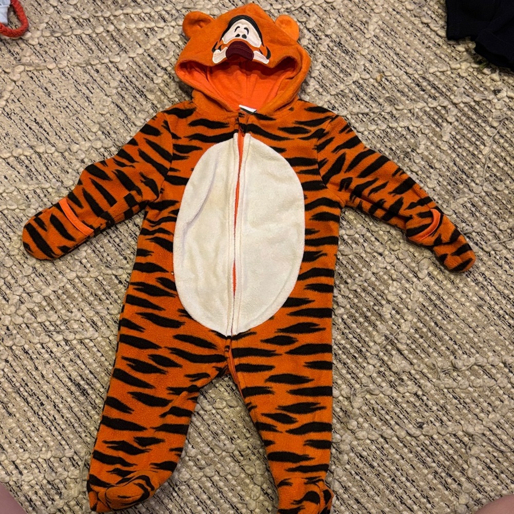 Orange Tigger Kids One Piece Costume 6-9 months